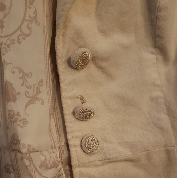 Disney's Beauty And The Beast Cream Colored Coat - Picture 10 of 16